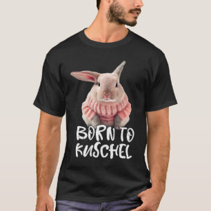 Niedlich Geboren für den Ski-Kaninchen-Kaninchen-W T-Shirt