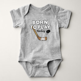 Niedlich Geboren, Hockey-Säugling zu spielen Baby Strampler
