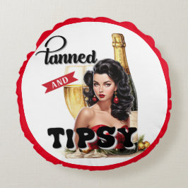 Niedlich gegerbt und Tipsy Pinup Kissen