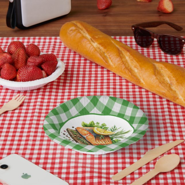 Niedlich gegrilltes Party Pappteller (Picknick)