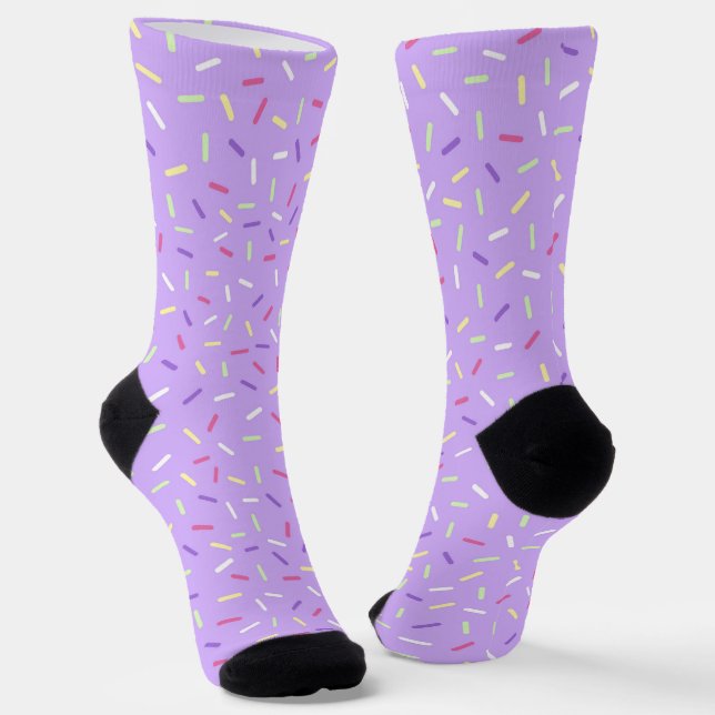 niedlich gekachelte Sprinklerzeit Party Socken (Gewinkelt)