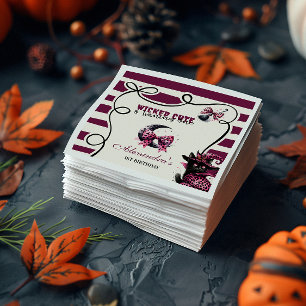 Niedlich geknackt und ein Girl-Halloween 1. Geburt Serviette