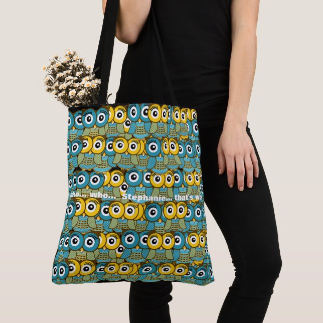 Niedlich-Gelb-Blau-und Grüne-Schale Tasche (Von Nahem)