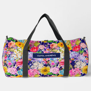 Niedlich-gelb-elegantes Muster Duffle Bag