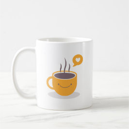 Niedlich-gelb-texturierte Kaffeekuppen und Tasse