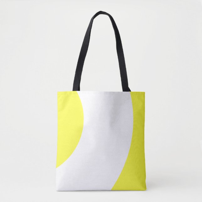 Niedlich Gelb und Weiß Tasche (Vorderseite)