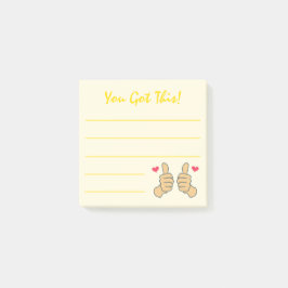 Niedlich Gelb wirbelt dir dieses Zitat Got Post-it Klebezettel
