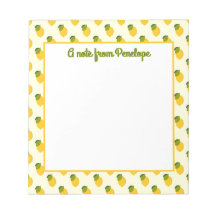 Niedlich Gelbe Zitronen Zitrusfrüchte Muster mit N