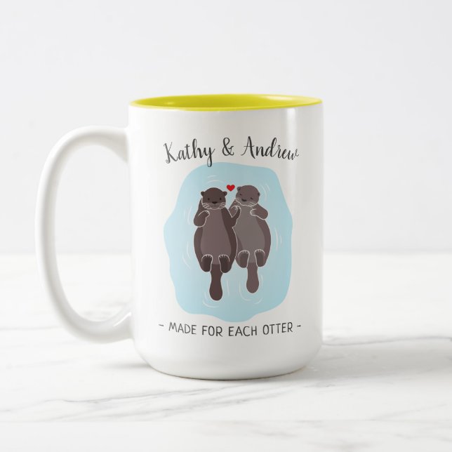 Niedlich gemacht für jedes andere Geschenk, das ih Zweifarbige Tasse (Links)
