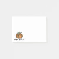 Niedlich Geometric Orange Pumpkin Happy Halloween