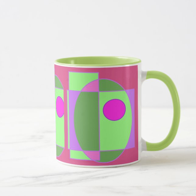 Niedlich Geometric Sherell Tasse (Rechts)
