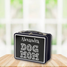 Niedlich gepunktete Dog-Mama Graphics typography m