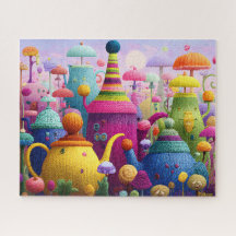 Niedlich gezinkter Fantasy Whimsical Surreal Teapo