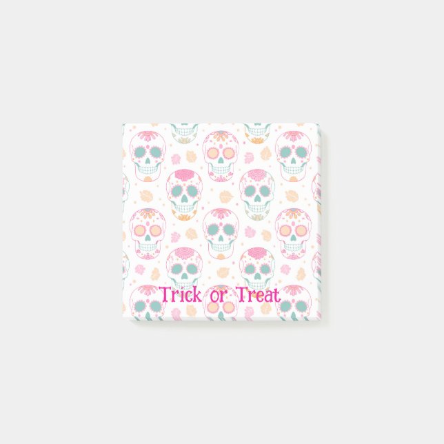 Niedlich Ghost Bat Post-it Klebezettel (Vorderseite)