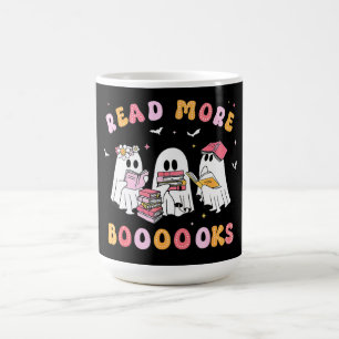 Niedlich Ghost Book Lesen Sie mehr Bücher Funny Te Verwandlungstasse