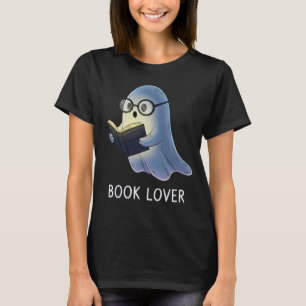 Niedlich Ghost Book Lover T - Shirt   Funny Nerdy 