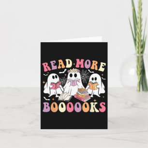 Niedlich Ghost Book Read more Bücher Funny Teacher Karte