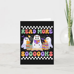 Niedlich Ghost Book Read more Bücher Funny Teacher Karte