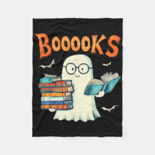 Niedlich Ghost Book Reading Booooks Halloween Lehr Fleecedecke