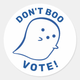 Niedlich Ghost Don't Boo, abstimmen! Aufkleber