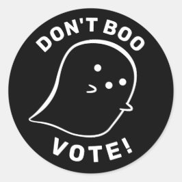 Niedlich Ghost Don't Boo, abstimmen! Aufkleber