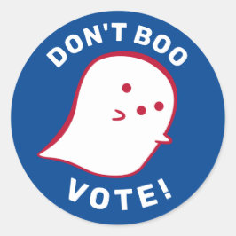 Niedlich Ghost Don't Boo, abstimmen! Aufkleber