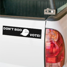 Niedlich Ghost Don't Boo, abstimmen! Autoaufkleber