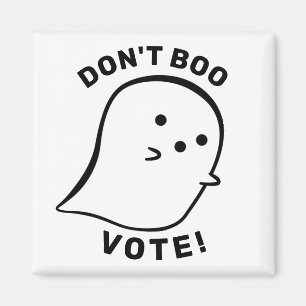 Niedlich Ghost Don't Boo, abstimmen! Magnet
