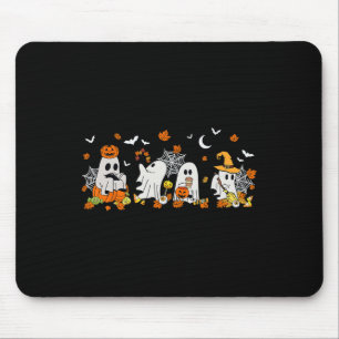 Niedlich Ghost Drink Kaffee Halloween Fall Ghost B Mousepad
