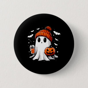 Niedlich Ghost Drink Kaffee Halloween Ghost-Kaffee Button