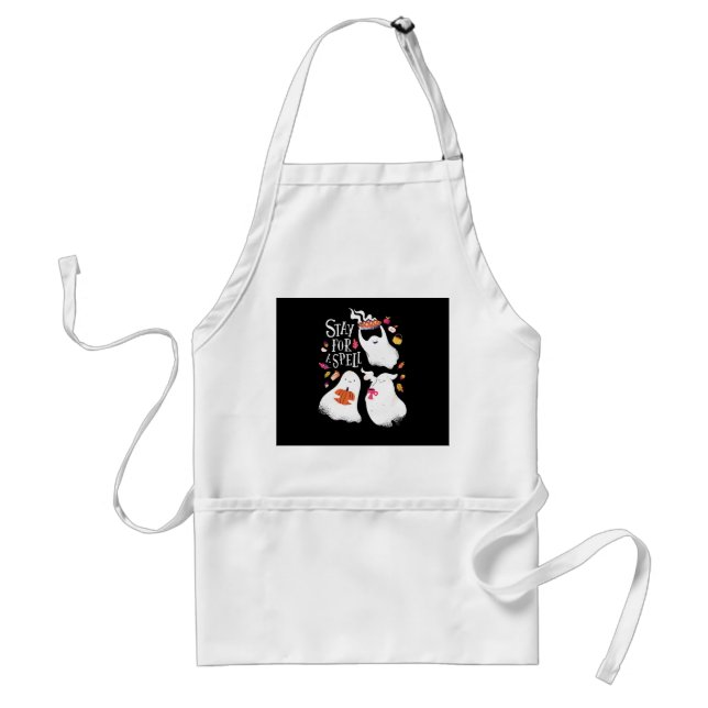 Niedlich Ghost Funny Halloween Design Schürze (Vorne)