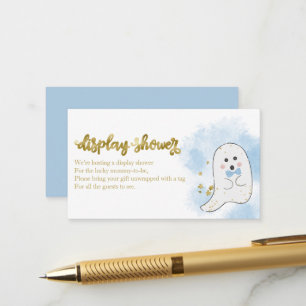 Niedlich Ghost Halloween Baby Shower Showdusche En Begleitkarte