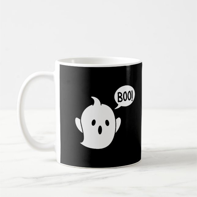 Niedlich Ghost Halloween Kaffeetasse (Links)