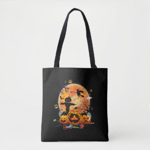 Niedlich Ghost Halloween Lehrer Trick oder lehren Tasche