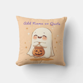 Niedlich Ghost Halloween Pillow - Bearbeitbarer Na Kissen
