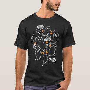 Niedlich Ghost Halloween Sprachpathologe W T-Shirt
