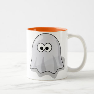 Niedlich Ghost Halloween-Tasse Zweifarbige Tasse