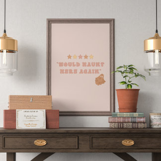 Niedlich Ghost Halloween Wall Art Poster