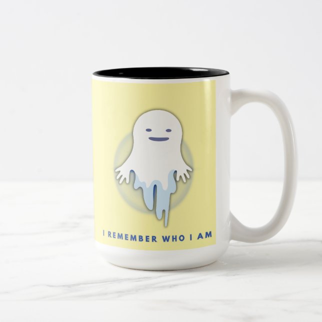 Niedlich Ghost - Ich erinnere mich, wer ich Gesche Zweifarbige Tasse (Rechts)