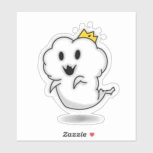 Niedlich Ghost King Sticker