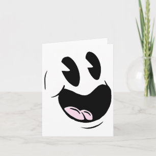 Niedlich Ghost Lazy Halloween Kostüm Funny letzte  Karte