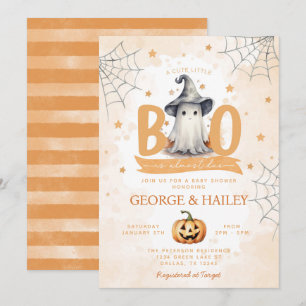 Niedlich Ghost Little Boo ist fast passend Babydus Einladung