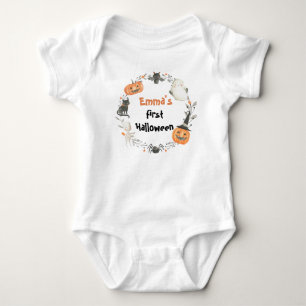 Niedlich Ghost mein erstes Halloween Baby Bodysuit Strampler