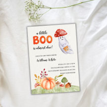 Niedlich Ghost Mushroom Halloween Fall Baby Dusche