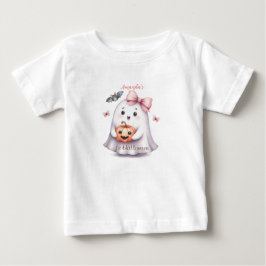 Niedlich Ghost Pumpkin Bat Halloween Baby T-shirt