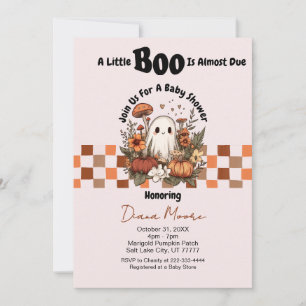 Niedlich Ghost & Pumpkin Fall Halloween Kinderdusc Einladung