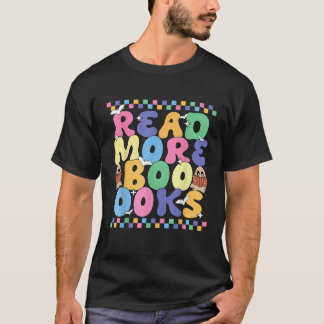 Niedlich Ghost Read more Bücher Spooky Boo Lehrer T-Shirt