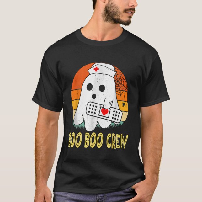 Niedlich Ghost RN Kindergarten Halloween Kostüme S T-Shirt (Vorderseite)