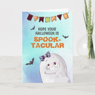 Niedlich Ghost Spooktacular Halloween Karte