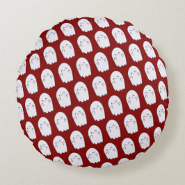 Niedlich Ghost-Throw-Pillow Rundes Kissen